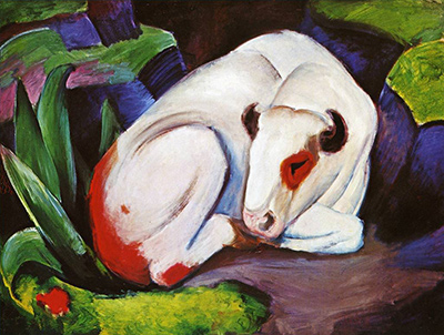 Der Stier Franz Marc